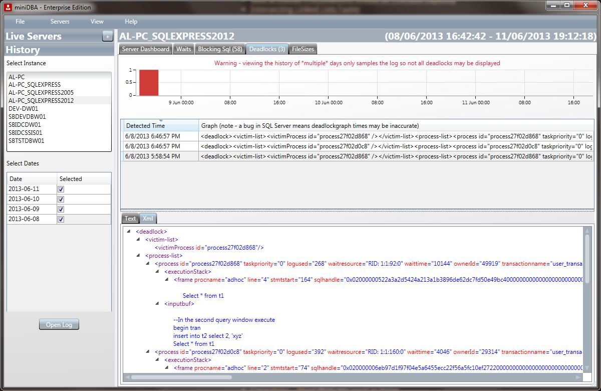 fixing a deadlock sql server